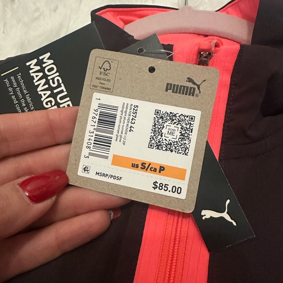 Puma running jacket half zip - Picture 9 of 13